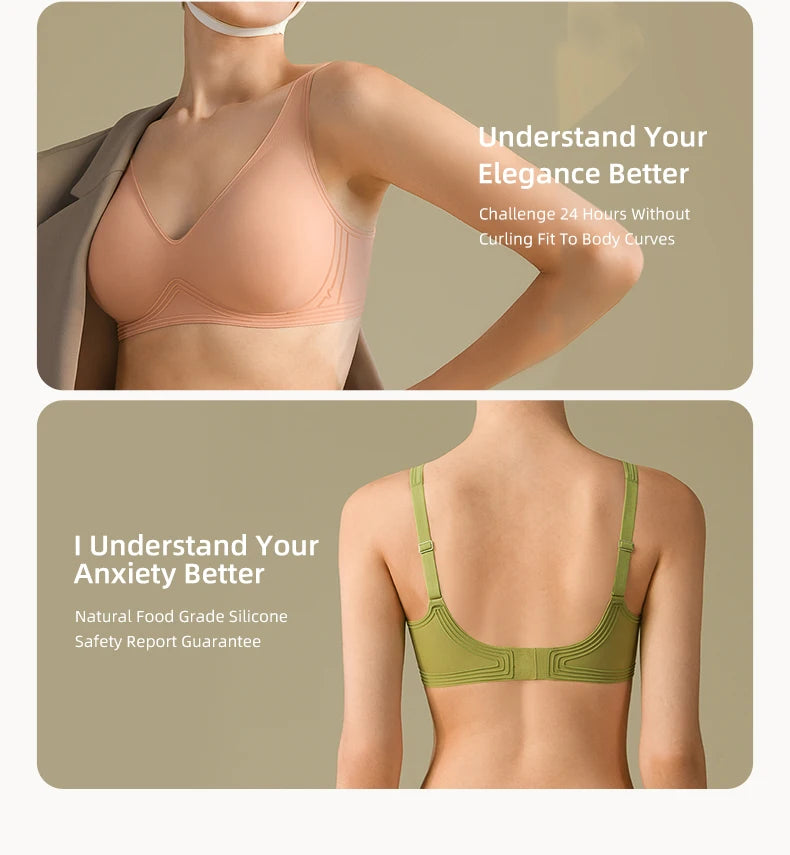 Nacefeelshop: Sutiã Push Up Sem Costura e Conforto Total