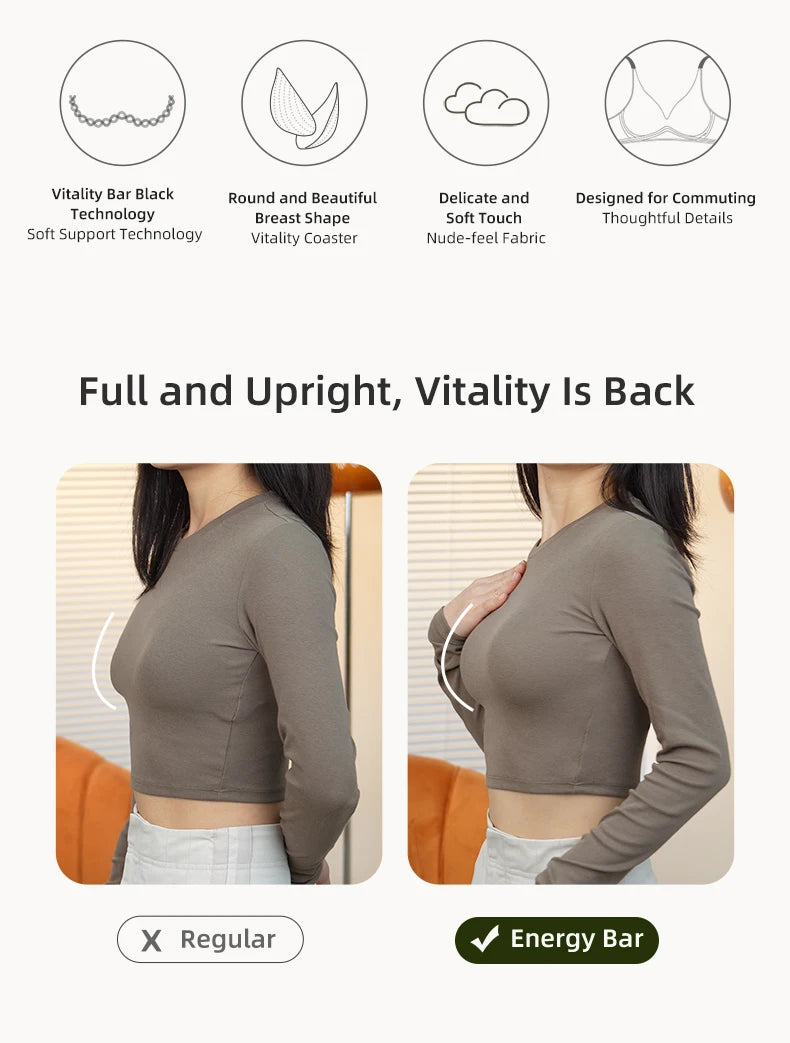 Nacefeelshop: Sutiã Push Up Sem Costura e Conforto Total