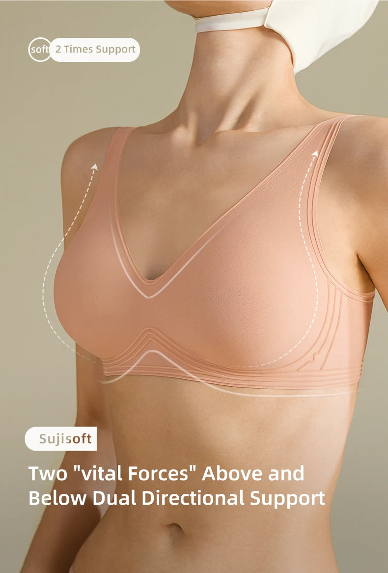 Nacefeelshop: Sutiã Push Up Sem Costura e Conforto Total