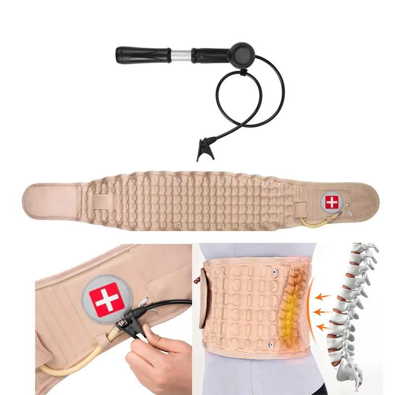 Cinto de Suporte Lombar Inflável Nacefeelshop - Alívio para Dor nas Costas